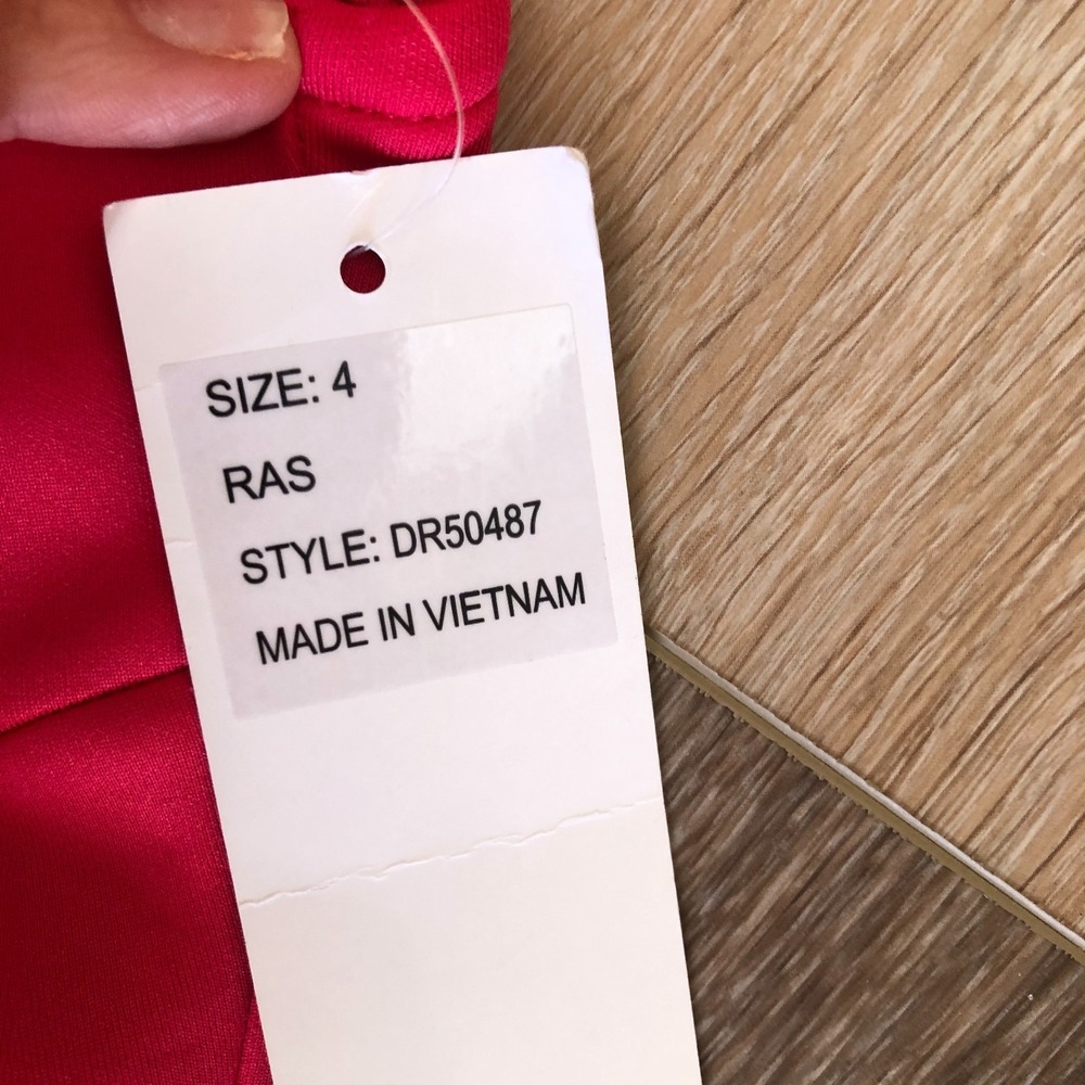 Donna Ricco NWT Pink Fit Flare Sleeveless V-Neck Party Wedding Guest Dress Sz 4 - Picture 12 of 15